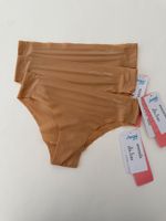 SLOGGI, Tanga ZERO FEEL, Grösse XS, Farbe Hellbraun, 3 Stück