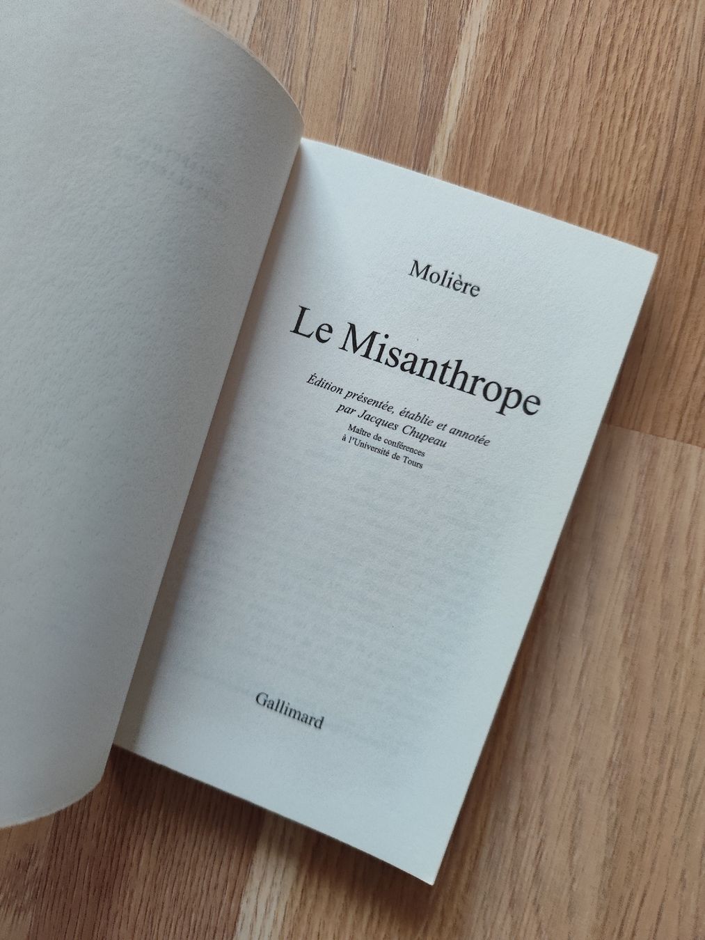 Libri: Molière's "Le Misanthrope" - French Classic, Folio Ed. – Usato da Mägenwil venduto da VintageGirly 6