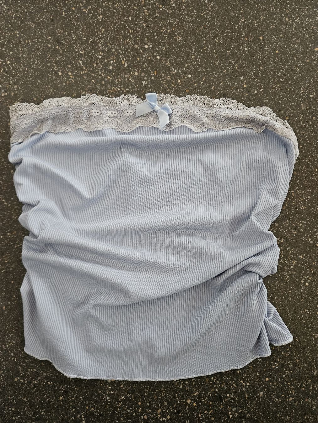 Tops: Bandeau Top hellblau mit Spitze Grösse S – Neu (gemäss Beschreibung) aus Anwil von tamoos 3