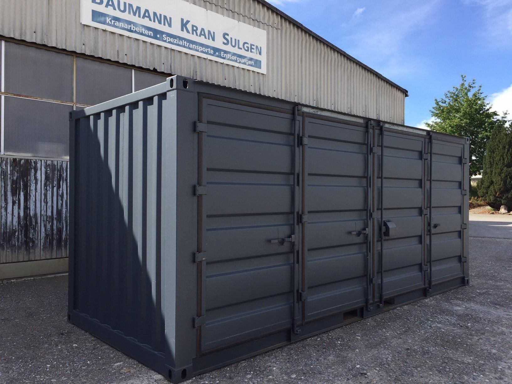 Baucontainer: 20' Lagercontainer Open Side! – Neu (gemäss Beschreibung) aus Kradolf von BKSAG 3
