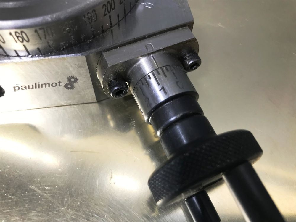 Produktbild von PAULIMOT Rundtisch 80 Mm – Horizontal & Vertikal Nutzbar, Teilapparat Mit Schneckengetriebe 36:1, 360° Skala, Präzise Für Bohrarbeiten & Verzahnungen