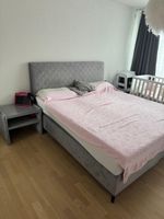 Boxspringbett 180x200 cm mit 2 Nachttischen 
