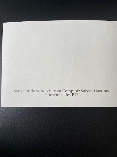 Cartoline postali: Doppelkarte von Lausanne mit Postmake 1988 – Nuovo (secondo la descrizione) da Herisau venduto da ErWi9100 2