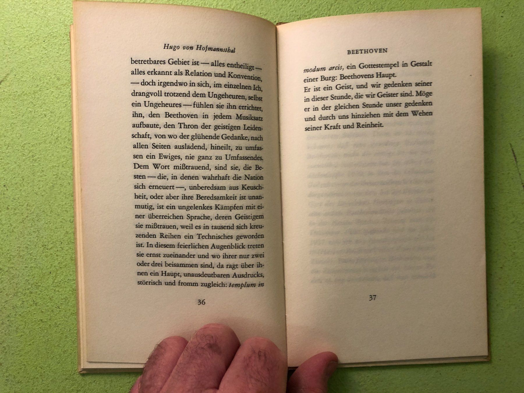 Libri: Hugo v. Hofmannsthal: Beethoven. Rede – Usato da Zürich venduto da allp 8