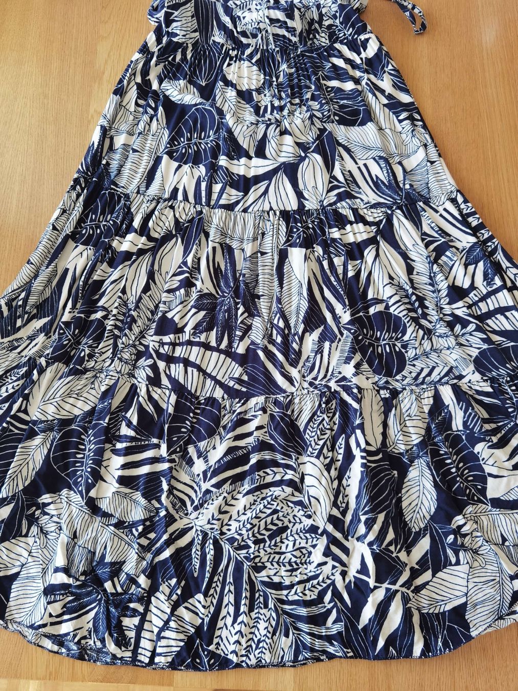 Vestiti: Dunkelblaues Kleid mit Blättern – Usato da Zug venduto da WickiPanda 4