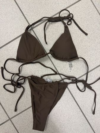 Braunes Bikini-Set Gr. M, , neu, klein geschnitten 