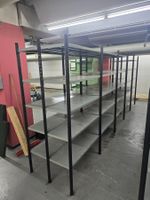 stabiles Schwerlast Metallregal 506x85cm H: 200cm ab 950.-