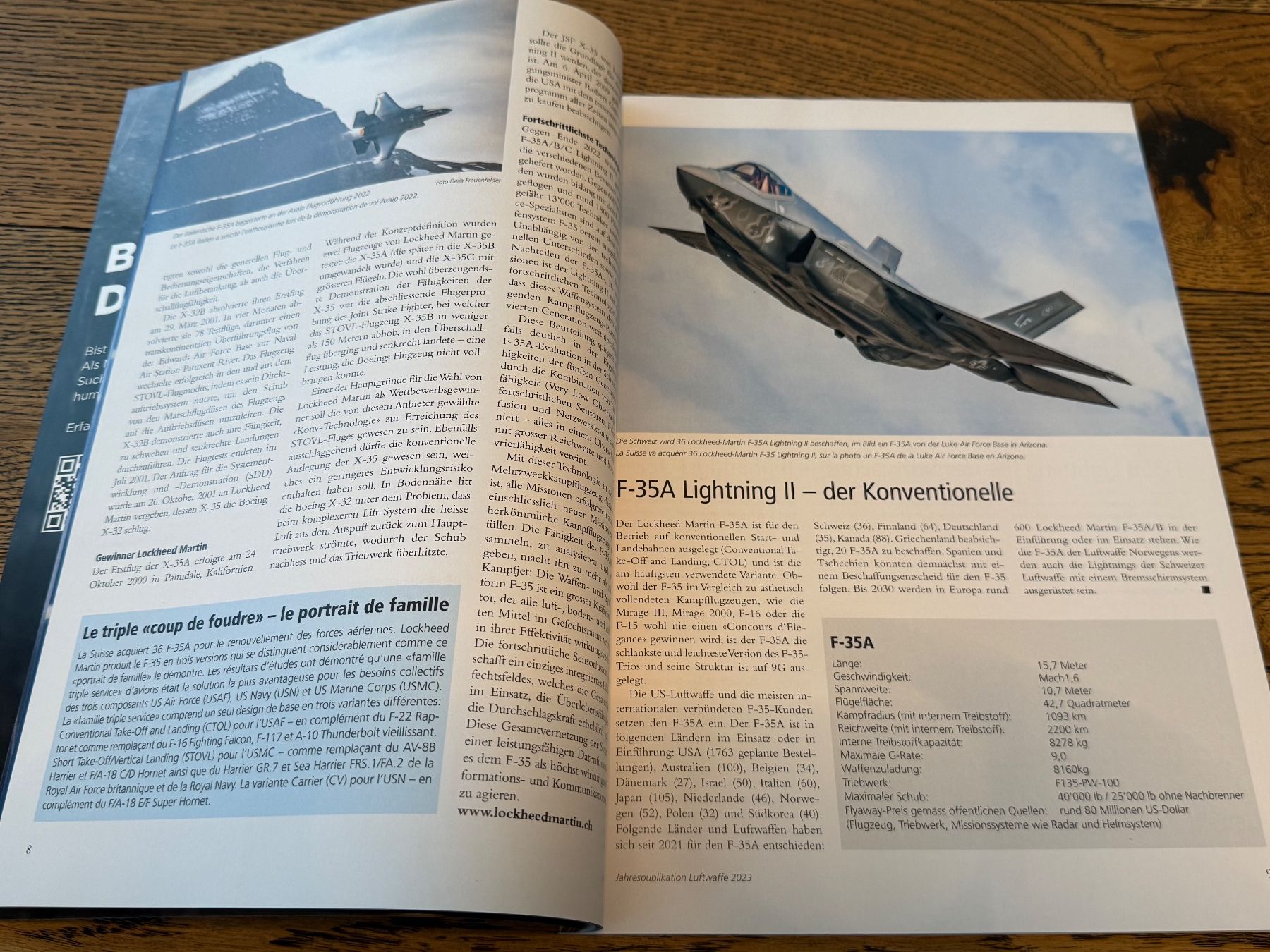 Zeitschriften & Magazine: Jahrespublikation 2023 Schweizer Luftwaffe - Schweizer Armee – Gebraucht aus Brütten von Hst1 2