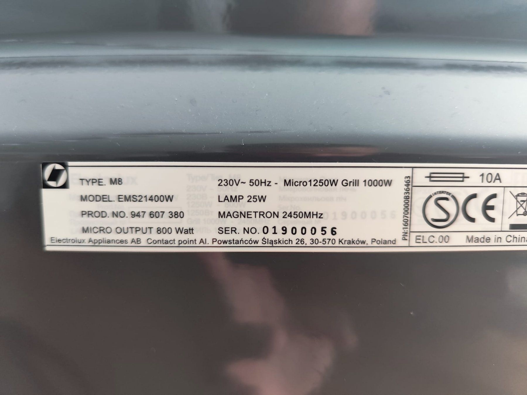 Electrolux Küchengeräte: Electrolux Mikrowelle Neuwertig – Gebraucht aus Schnottwil von schimbu 4