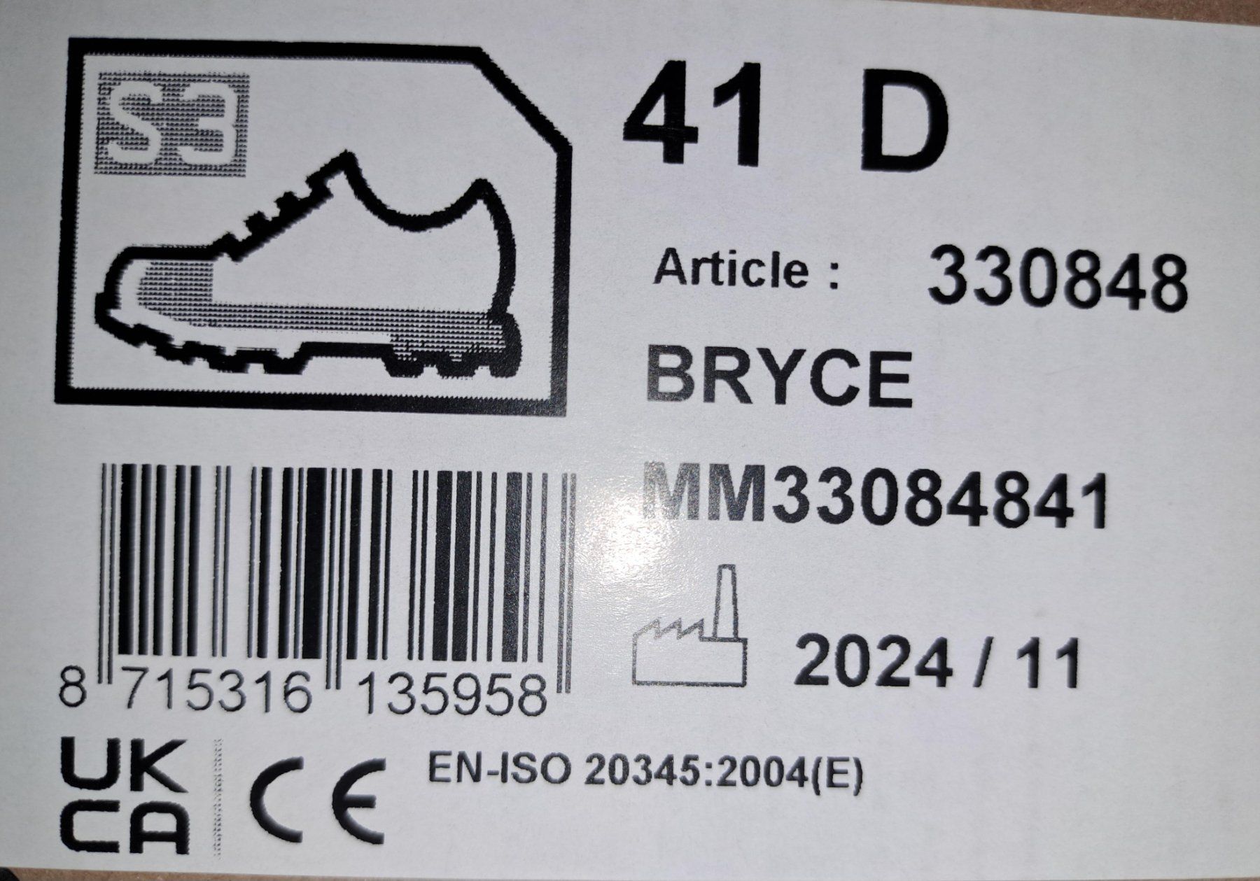 Scarpe da uomo: Emma Sicherheitshochschuhe S3 "BRYCE" Gr.41 – Nuovo (secondo la descrizione) da Mellingen venduto da Tira86 2