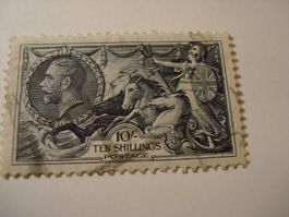 Grossbritannien, alte Marke Ten Shillings, o