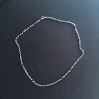 925 Silber Halskette kette Modern Langhe 46cm
