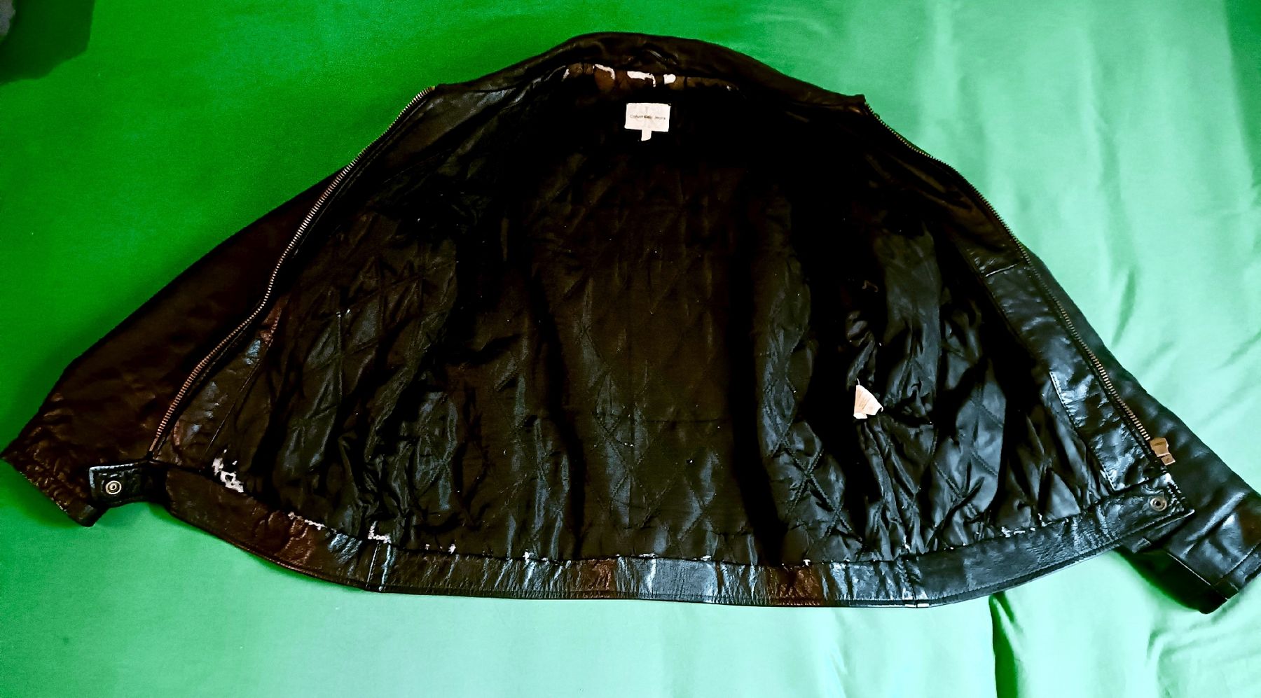 Calvin Klein Giacche: CALVIN KLEIN Lederjacke L schwarz – Usato da Luzern venduto da cryptonic79 3