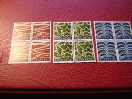 Satz Weihnachten, 2012, FDC  + 4erblock Lose ET-o