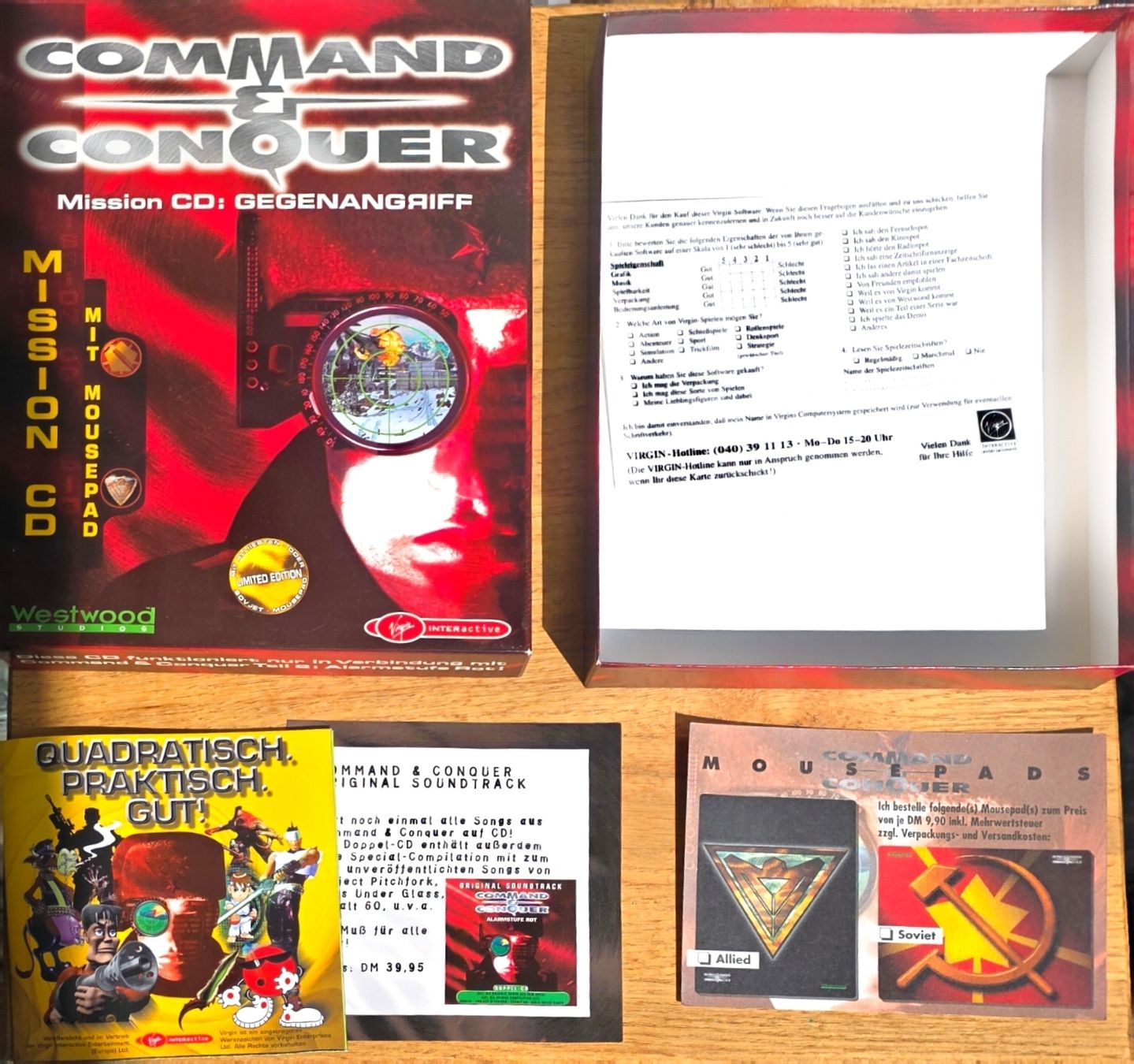 Giochi: Command & Conquer Mission Gegenangriff OHNE Mousepad/CD – Usato da Biel/Bienne venduto da Patrick2026 1