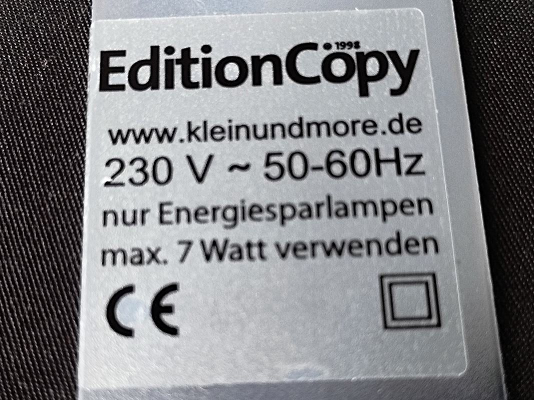 Lampade: KLEIN&MORE Wandleuchte – Usato da Schübelbach venduto da Restwert_Schubelbach 1