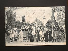Postkarte Altdorf Tell Spiele 1905 Sondermarke  (P363)