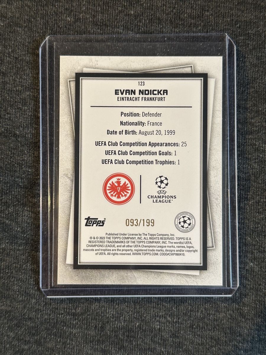 Topps Carte collezionabili: EINTRACHT FRANKFURT SAMMLUNG – Nuovo (secondo la descrizione) da Binz venduto da Cediboy 1