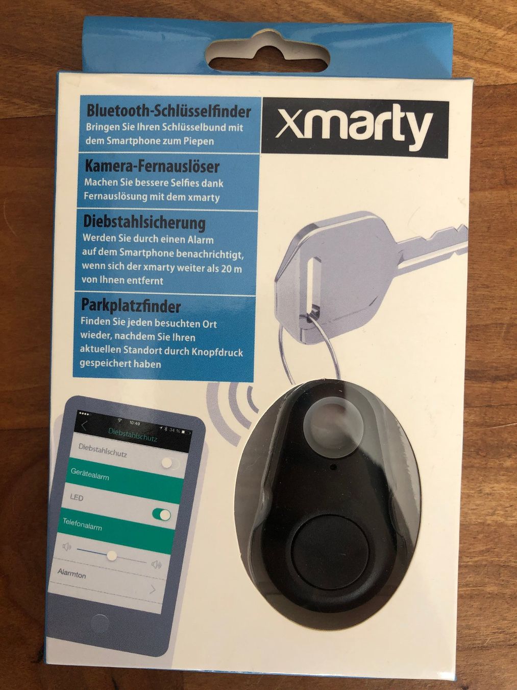 Portachiavi: Bluetooth Schlüsselfinder XMarty originalverpackt neu – Usato da Muri b. Bern venduto da Buppalina