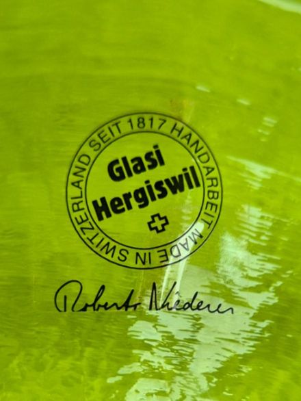 Glasi Hergiswil Ciotole: Glasschale Handarbeit Glasi Hergiswil – Usato da Steinhausen venduto da joseph-sen