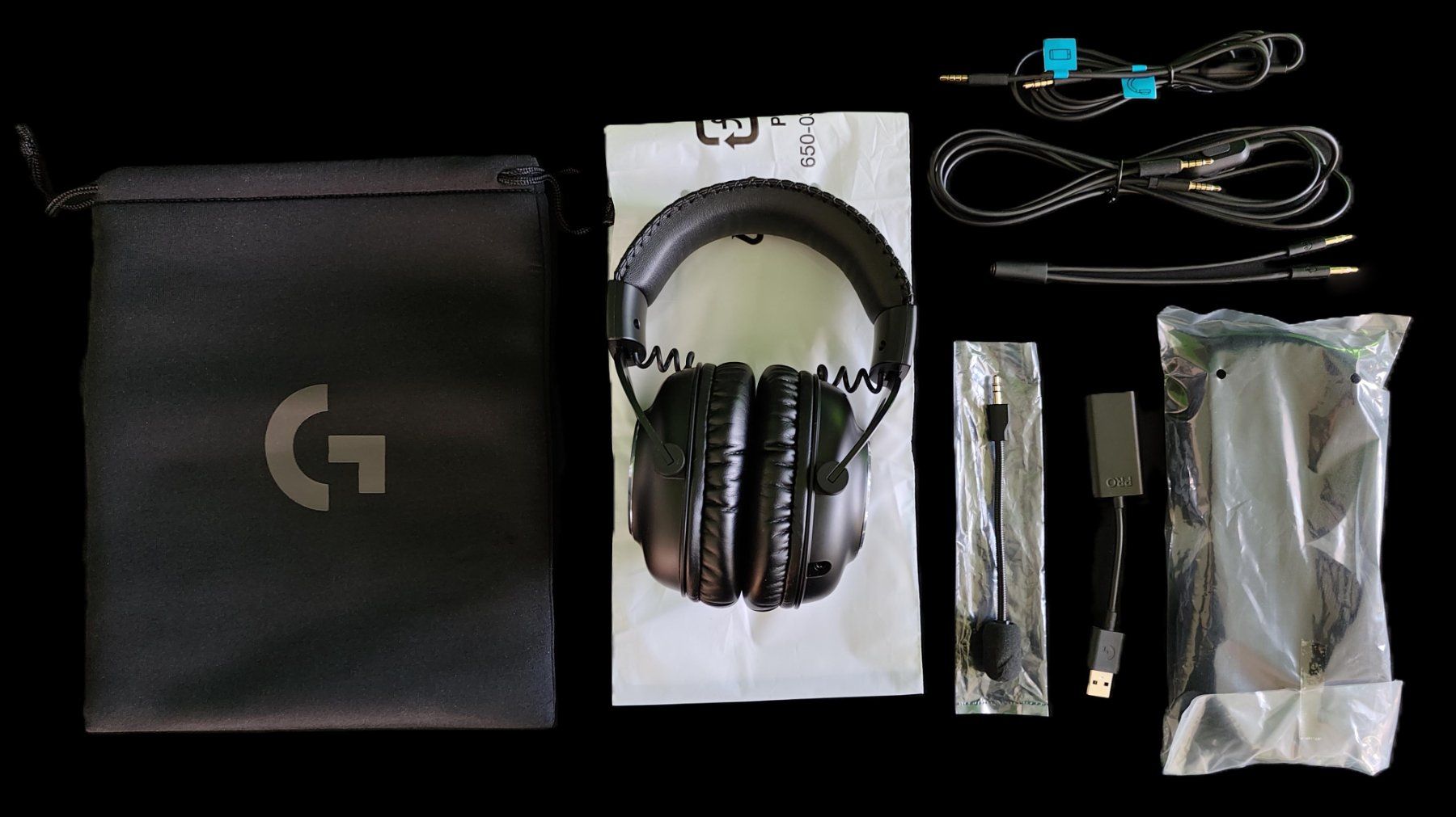 Logitech Kopfhörer: Logitech G Pro X Headset (Kabelgebunden) – Gebraucht aus Ins von MAVIC99 4