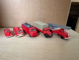 Lot 8 modèles pompiers 1/87
