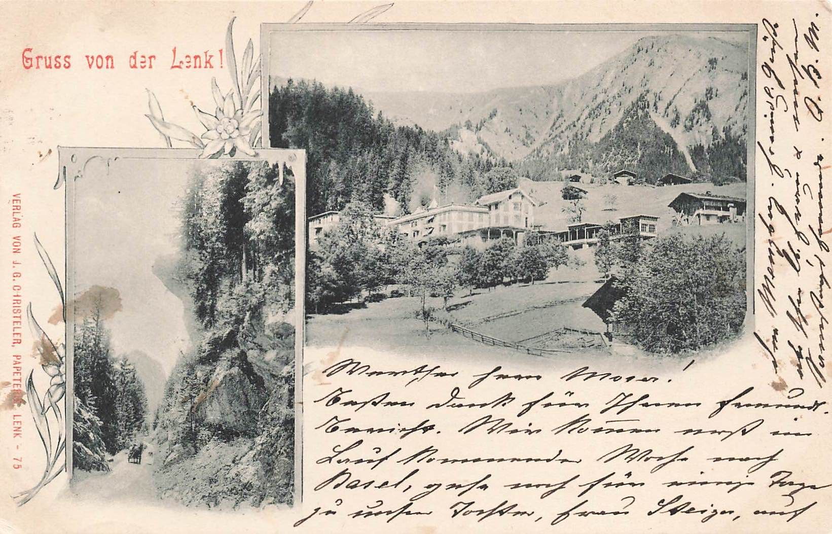 Cartes postales: Gruss von der Lenk – D'occasion à Biasca par Blenio71