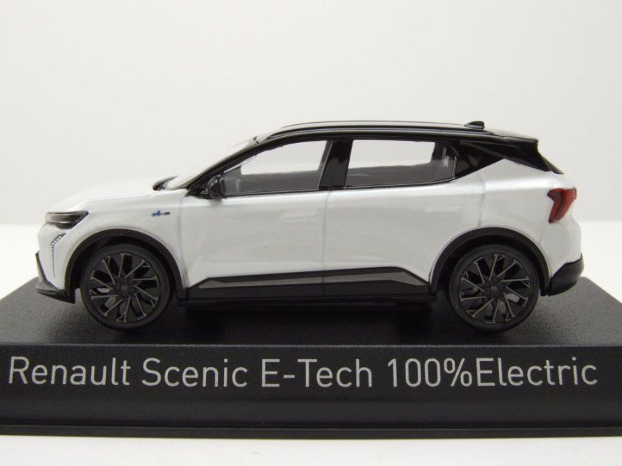 Renault Modellini d'auto: Renault Scenic V E-Tech seit 2024 weiss / schwarz       1:43 – Nuovo e nell'imballaggio originale da Gerlafingen venduto da espero88 2
