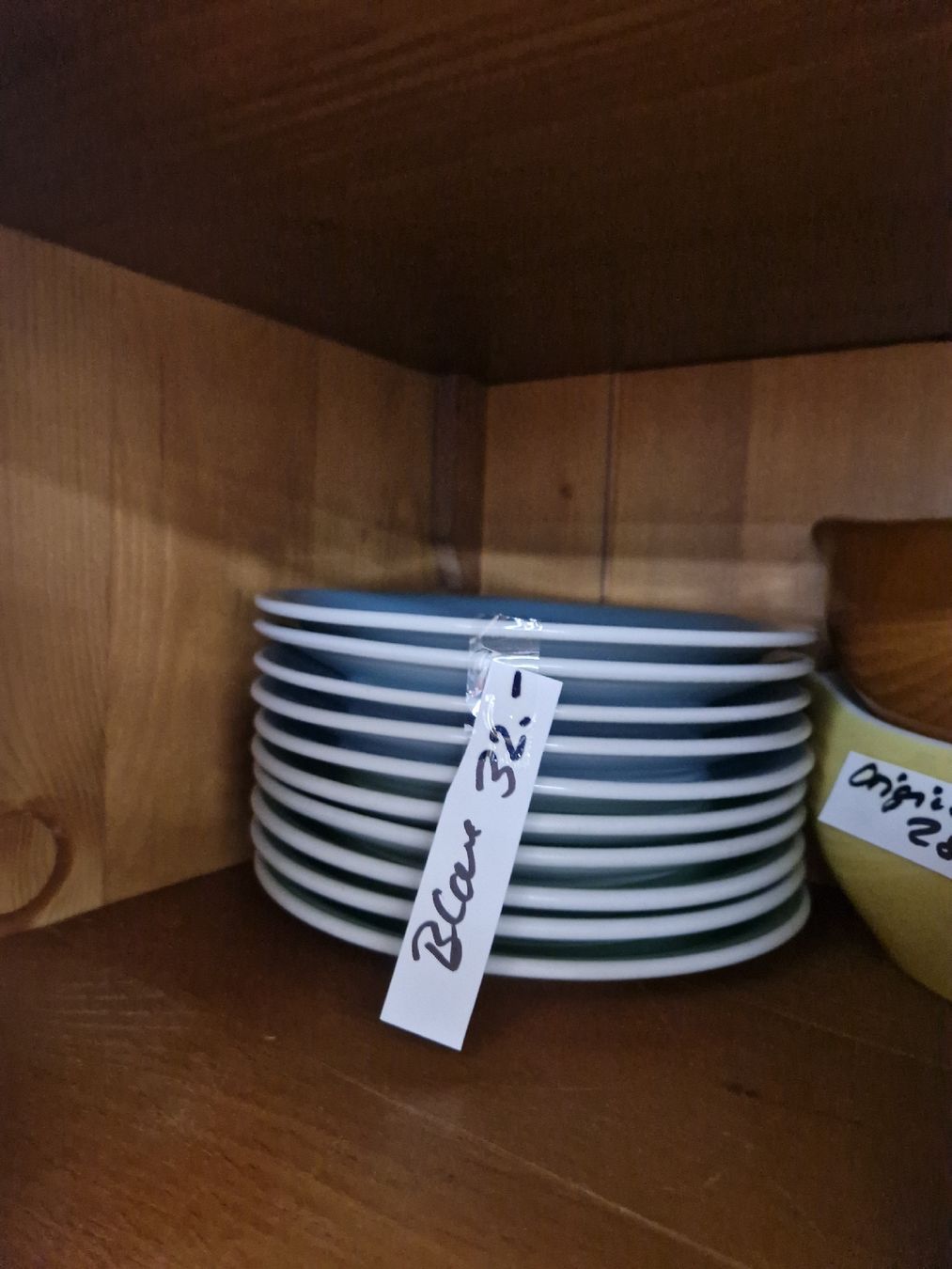 Rössler Piatti: Vintage Essteller, hellblau, oder Dessertteller genannt 20cm – Usato da Mörigen venduto da Clio111 1