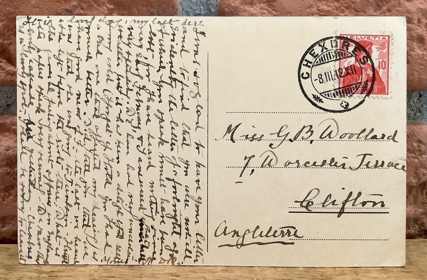 Ansichtskarten: 1912 - RIVAZ - Cascade du Forestay - Wasserfall - Natur – Gebraucht aus Root von ENGLAND-TREASURES 2
