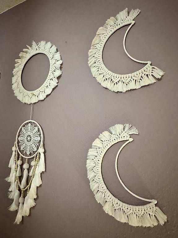 Tutte le decorazioni: Lot décoration murale bohème macramé  – Usato da Onex venduto da minttea_sakura 3