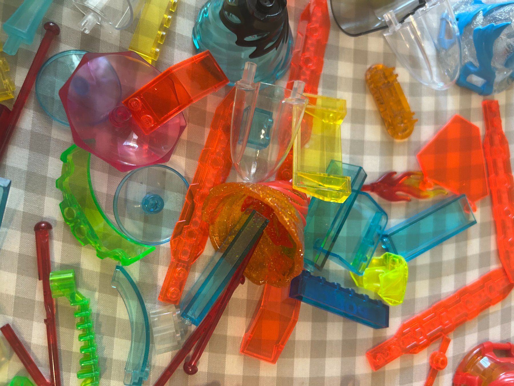 Lego Giocattoli: 70 grosse Transparente Lego Teile diverse Farben – Usato da Volketswil venduto da Daniel68ernst 5