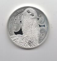 (519) 1 Unze Silber, laughing owl, Neuseeland, 2017