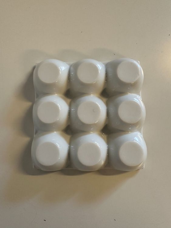 Eierhalter Aus Keramik Für 6 Eier - Modernes Aufbewahrungstablett Für Küche