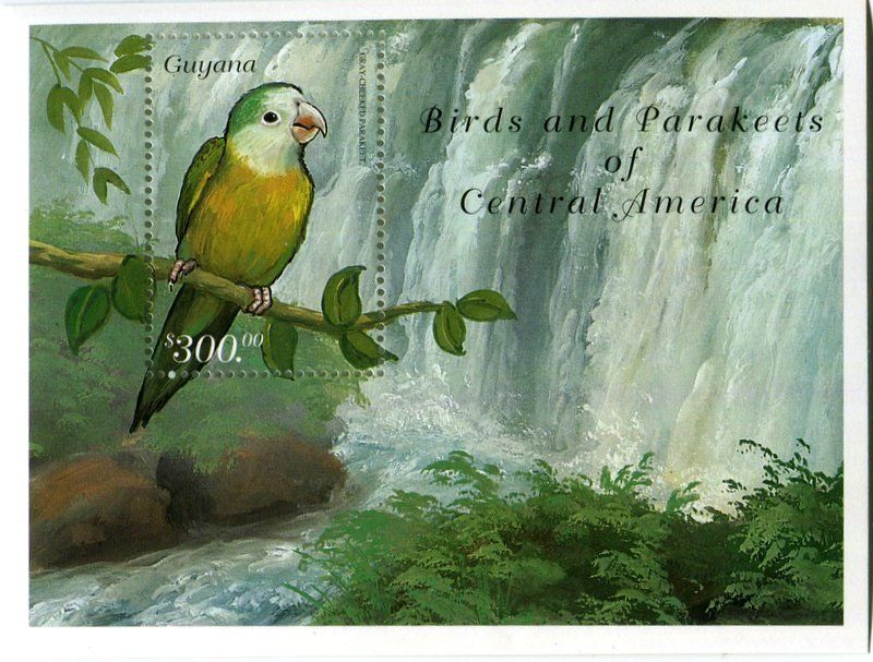 Alle Briefmarken: Block "Papageien". Guyana – Neu und originalverpackt aus Basel von Butsch5