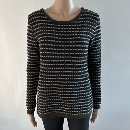 neuer VIVANA GRAF Pullover olive, grey, black pattern 🖤