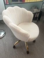 Bürostuhl Rollen beige