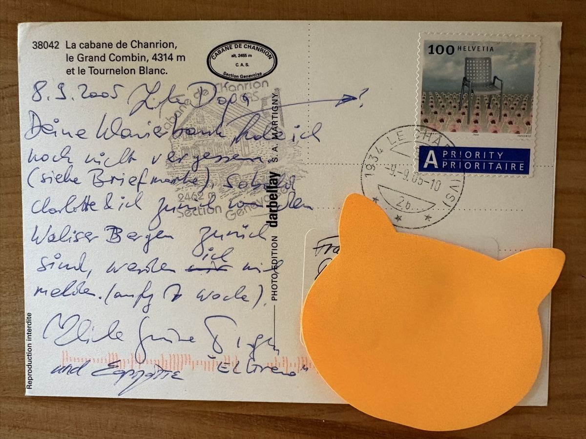 Cartoline postali: AK von La Cabane de Chanrion – Usato da Rümlang venduto da Kartenpost1 1
