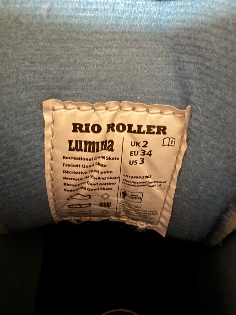 Rio Roller Pattini in linea & Pattini a rotelle: Rollschuhe Rio Roller Gr. 34 – Usato da Aarau venduto da lupoalberta 3