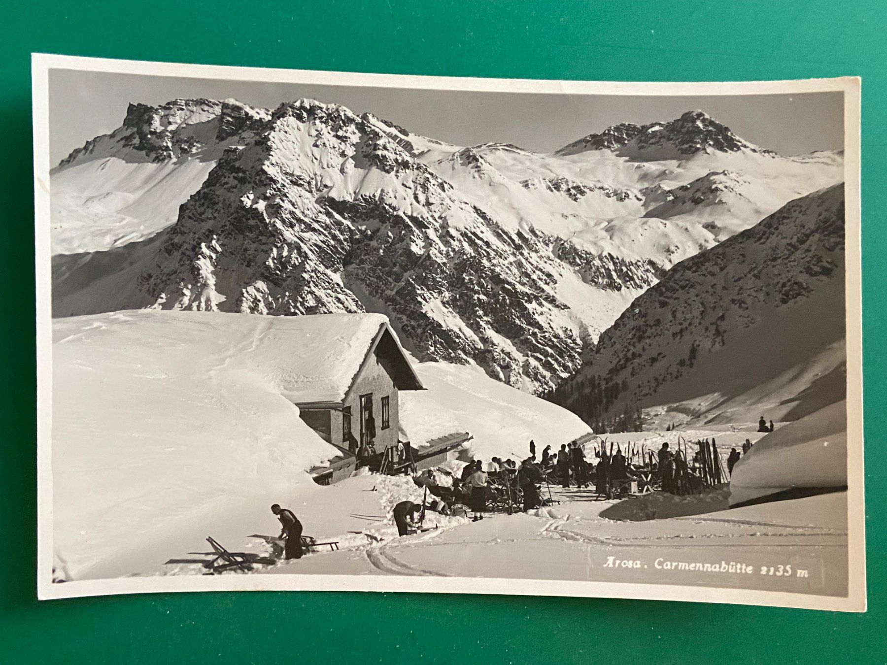 Cartoline postali: Arosa - Carmennahütte – Usato da Steg VS venduto da danwer74