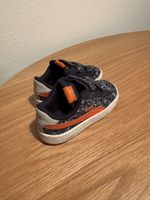 Kinderschuhe Puma blau orange gemustert Grösse 24 gebraucht
