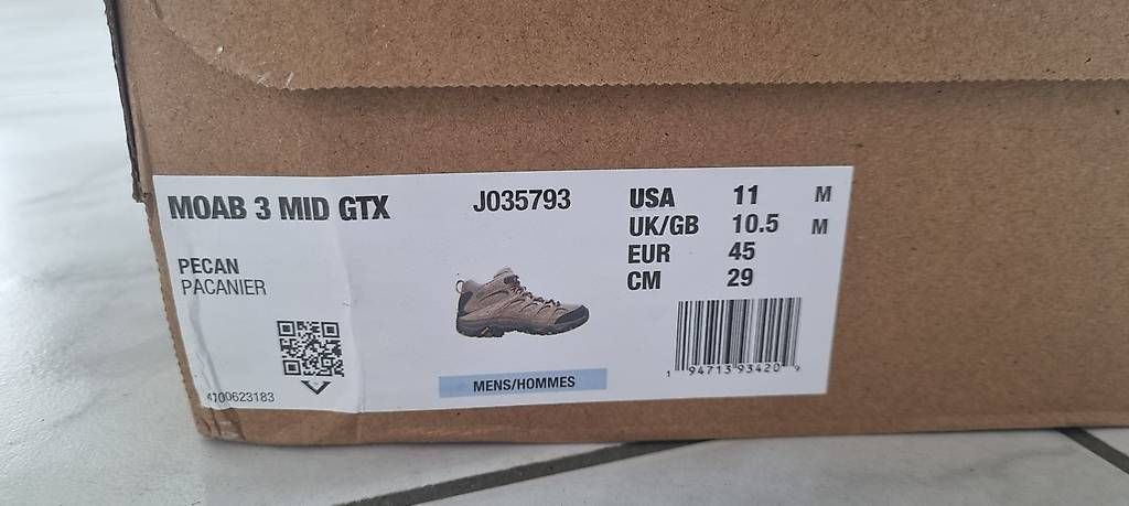 Merrell Herrenschuhe: Wanderschuhe MERREL - Grösse 45 - NEU – Neu und originalverpackt aus Emmetten von Tom-Wonne 3