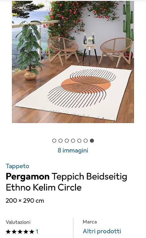 Tappeti: Tappeto in cotone double face 200x290 – Usato da Tenero venduto da chi_7y8t