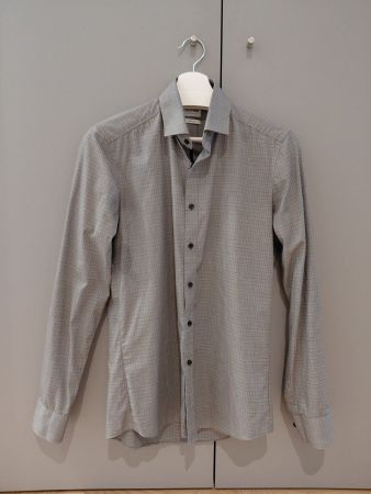 Olymp Hemd grau Body Fit (38)