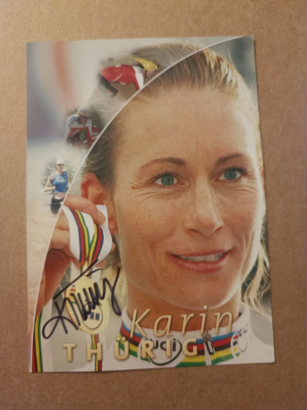 Autographes: Karin Thürig - handsigniert alte Autogrammkarte – D'occasion à Menziken par Artographs
