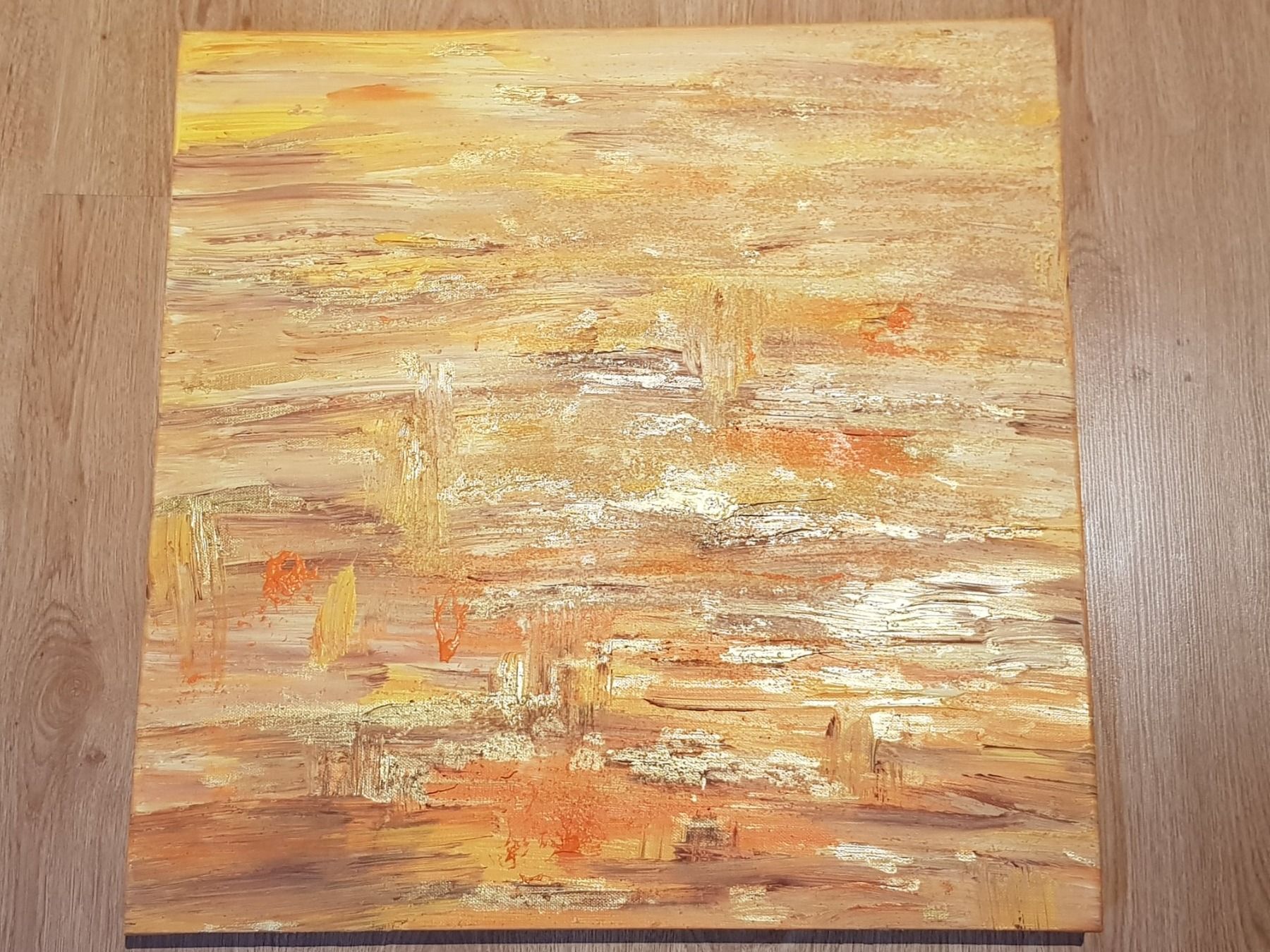 Gemälde: Painting: "Missing Mapungubwe", 50 x 50 cm canvas box frame – Neu und originalverpackt aus Turbenthal von viw_48fr