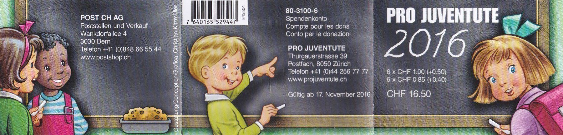 Alle Briefmarken: Postfrisch PJ MH 2016 – Neu und originalverpackt aus Schliern b. Köniz von joni20 1