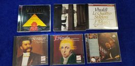 8 Klassik CDs Vivaldi Verdi Strauss Haydn uw neuwertig