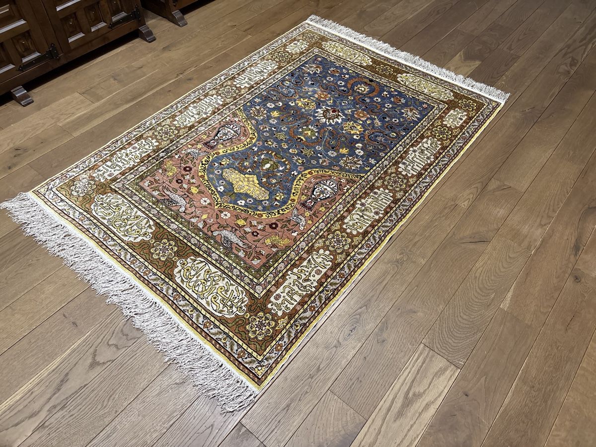 Tappeti: Seltener Kum Kapi Stil Seidenteppich 100% Handmade – Nuovo (secondo la descrizione) da Bennau venduto da Mayer_Carpets 3