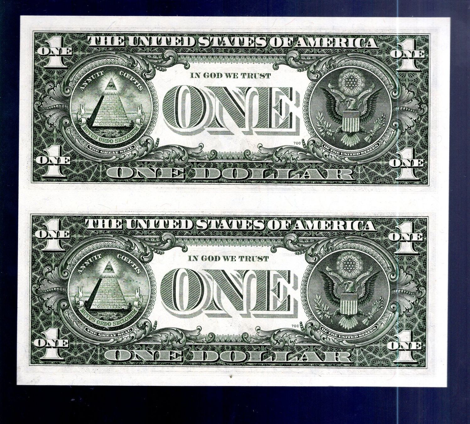 Banknoten: USA noten uncut sheet UNC – Neu (gemäss Beschreibung) aus Leibstadt von baroc333 1